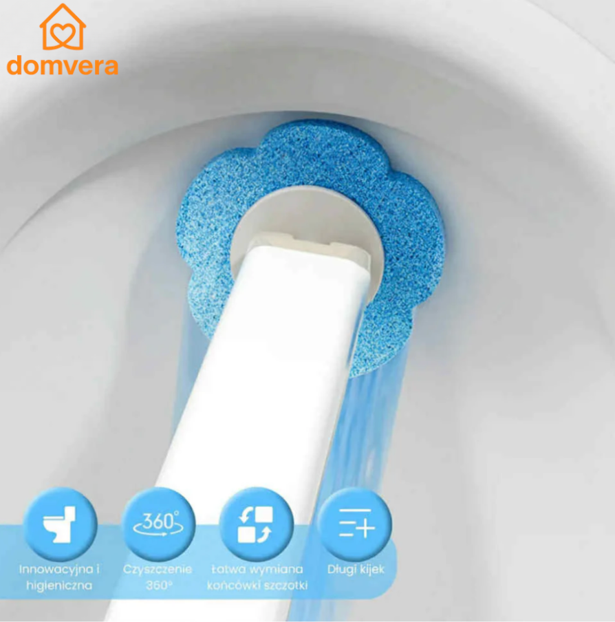 CleanVera™ Innowacyjna szczotka do WC z wkładami odświażającymi